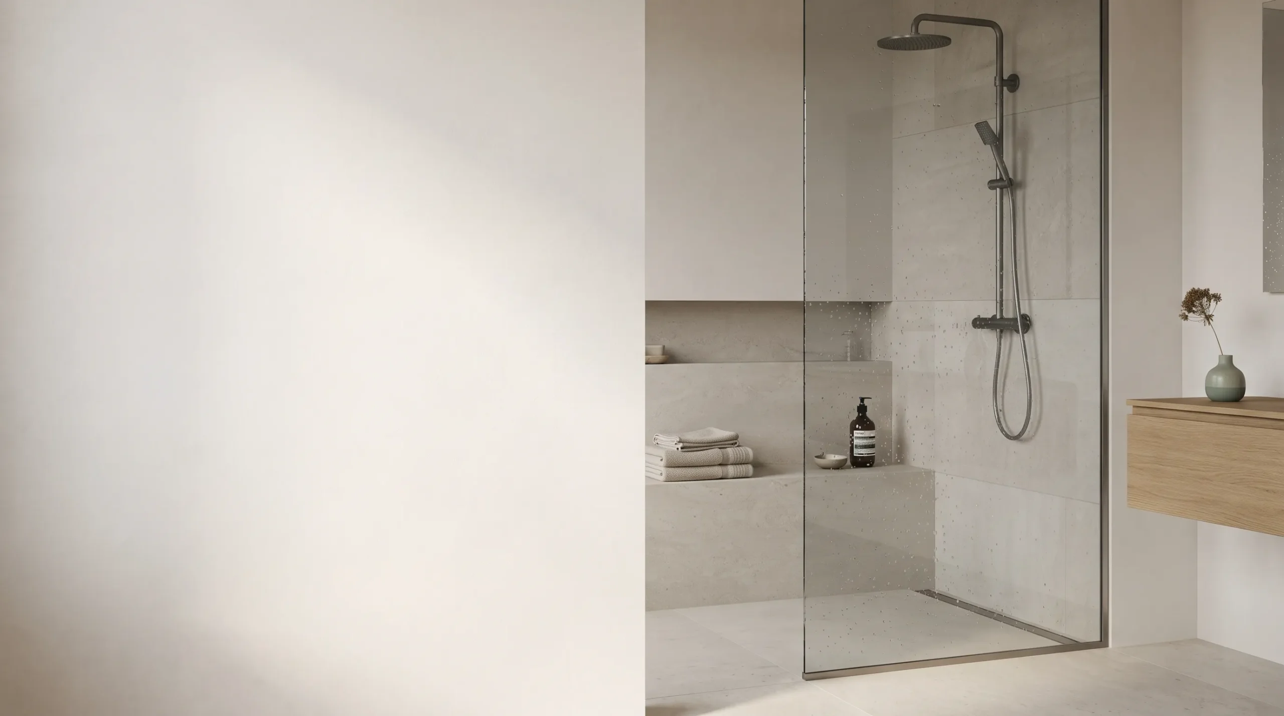 Moderner Badezimmerbereich mit KRESTAL Produkten
